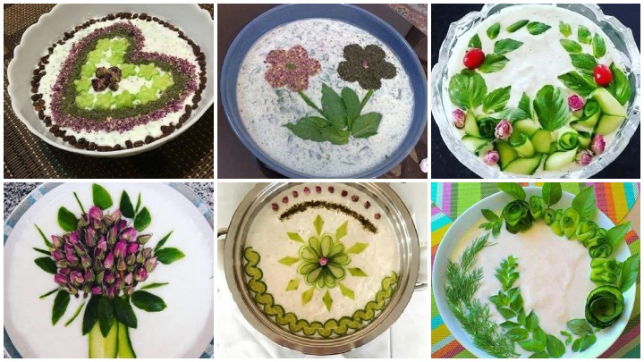 ایدههای خلاقانه تزیین ماست با سبزی خشک ایدههای خلاقانه تزیین ماست با سبزی خشک