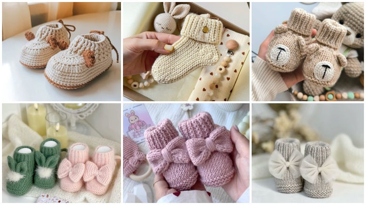 مدل‌های مختلف پاپوش نوزادی