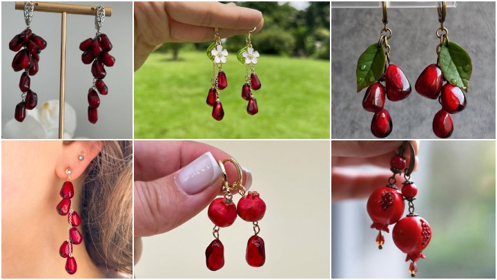 انواع گوشواره انار؛ 