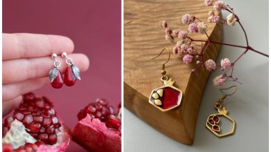 گوشواره انار ترند؛ طراحی شیک و خاص با حس اصالت ایرانی