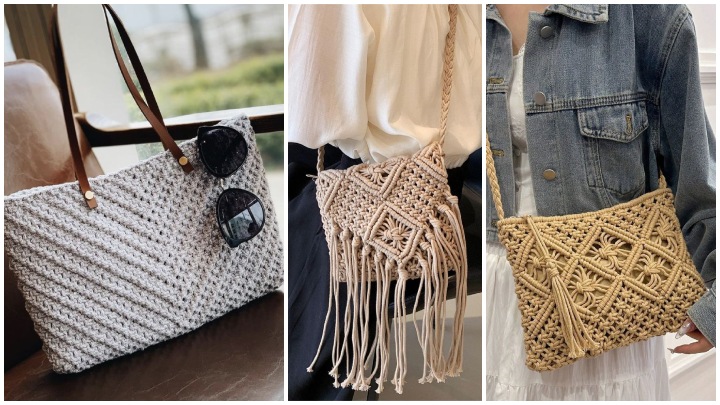 چطور کیف مکرومه را در استایل نیمه رسمی استفاده کنیم؟ چطور کیف مکرومه را در استایل نیمه رسمی استفاده کنیم؟