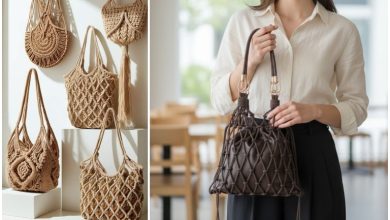 جدیدترین کیفهای مکرومه برای استایلهای خاص و شیک