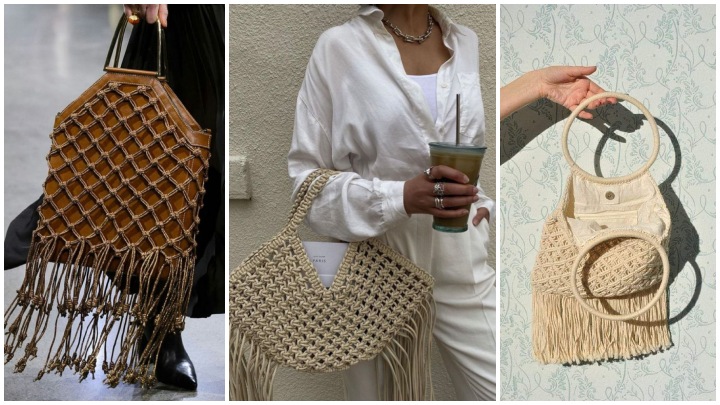 مدلهای محبوب کیفهای مکرومه مدلهای محبوب کیفهای مکرومه