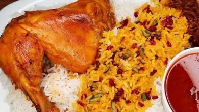 کالری زرشک پلو با مرغ چقدر است؟