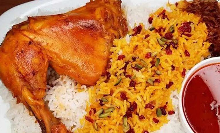 کالری زرشک پلو با مرغ چقدر است؟