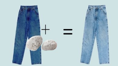روش‌های خانگی سنگشور کردن جین؛ Homemade methods for stonewashing jean