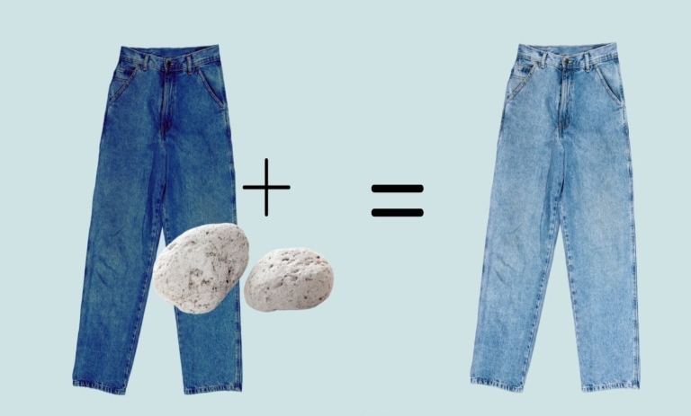 روشهای خانگی سنگشور کردن جین؛ Homemade methods for stonewashing jean