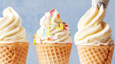 کالری بستنی قیفی دستگاهی چقدر است؟