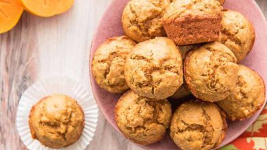 طرز تهیه مافین خرمالو؛ دسر خوشمزه پاییزی