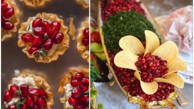 تزیین انار برای مدرسه؛ ایده‌های خلاقانه با پوست و دون شده