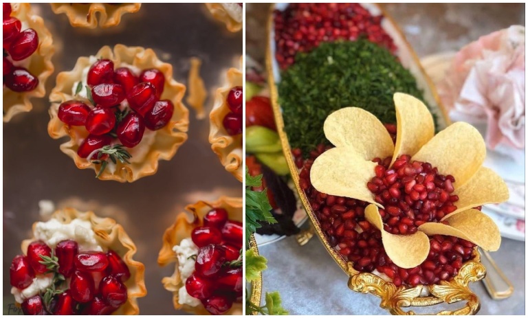 تزیین انار برای مدرسه؛ ایدههای خلاقانه با پوست و دون شده