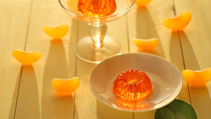 نکاتی برای آماده کردن ژله ویترینی نارنگی