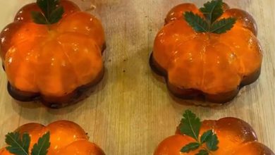 دسر نارنگی و بیسکوییت؛ مهمان‌پسند و شیک در چند دقیقه