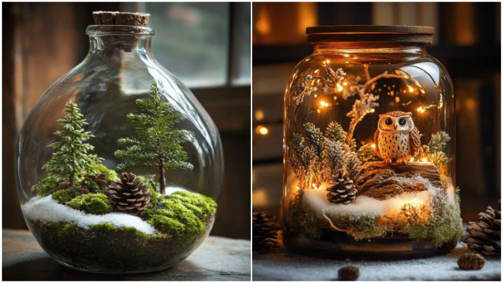 تزیین تراریوم متناسب با تغییر فصلها تزیین تراریوم متناسب با تغییر فصلها