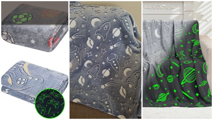 درخششی ملایم در تاریکی؛ پتوهای شب‌نما با طراحی مدرن