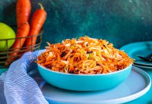 طرز تهیه سالاد هویج و سیب برای مهمانی