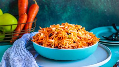 طرز تهیه سالاد هویج و سیب برای مهمانی