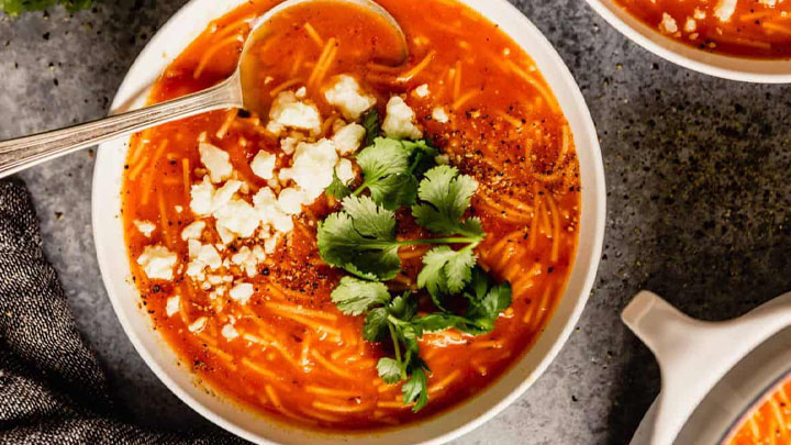 سوپ ورمیشل برای سرماخوردگی سوپ ورمیشل برای سرماخوردگی