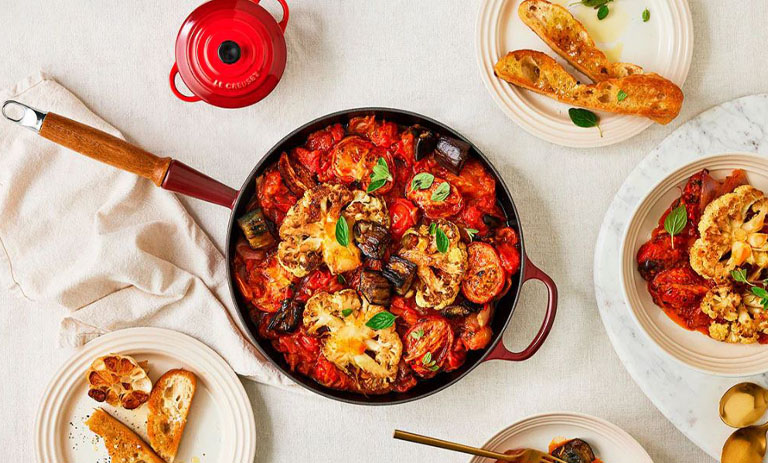 طرز تهیه خوراک گلکلم و بادمجان؛ سالم، خوشمزه و ساده