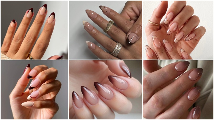 ناخن فرنچ قهوه‌ای؛ از کلاسیک تا مدرن
