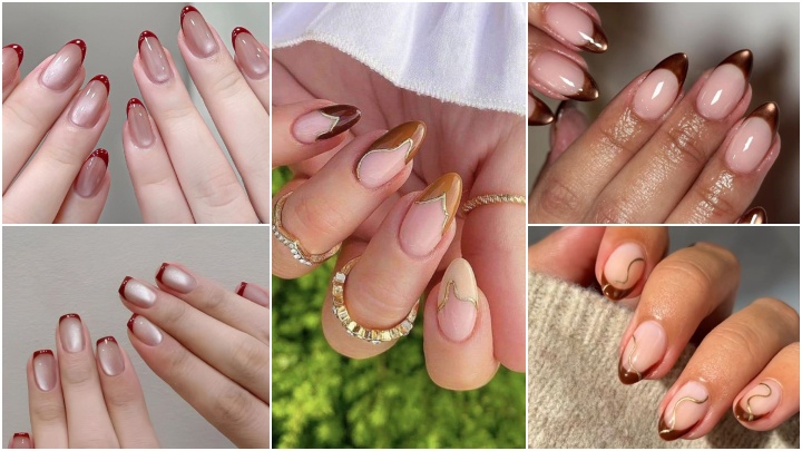 چطور برای ناخن فرنچ رنگ قهوه‌ای مناسب پوستتان را انتخاب کنید؟
