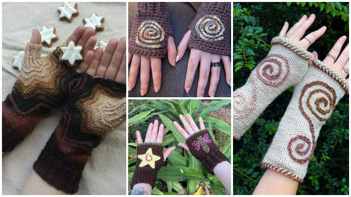 مروری بر ترندهای دستکش نیم‌بند بافتنی در پاییز و زمستان
