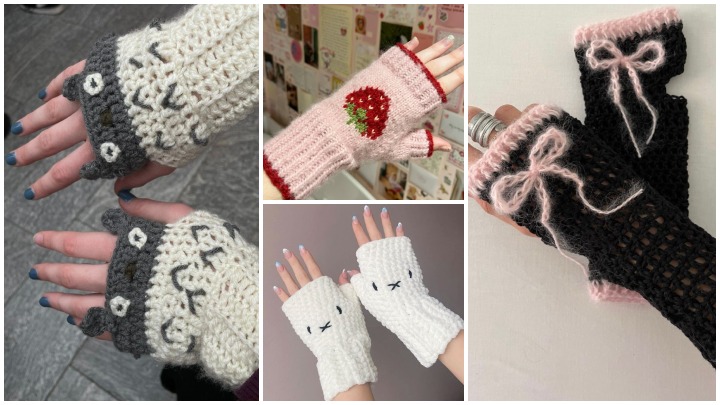 راهنمای انتخاب بهترین مدل‌های دستکش نیم‌بند بافتنی برای فصل سرما