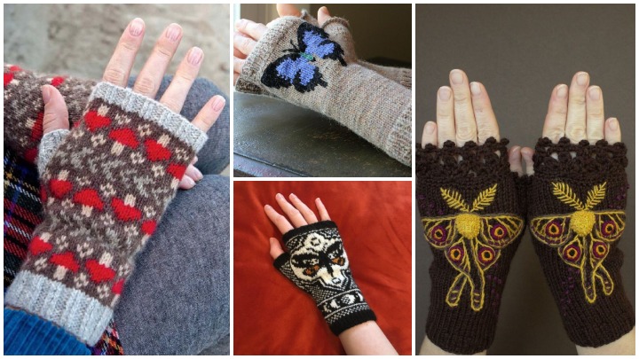 گلچینی از شیک‌ترین دستکش‌های نیم‌بند بافت مناسب روزهای سرد سال