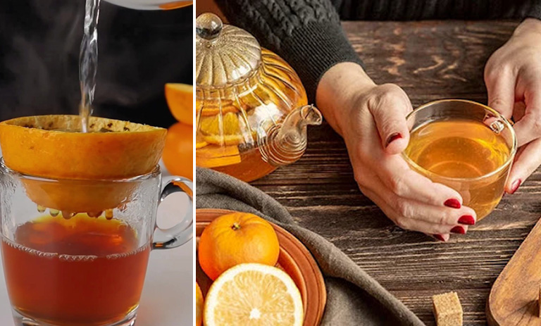 طرز تهیه پرتقال چای ترند با پوست پرتقال