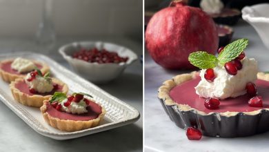 طرز تهیه تارت انار شب یلدایی؛ دسر شیک و پاییزی