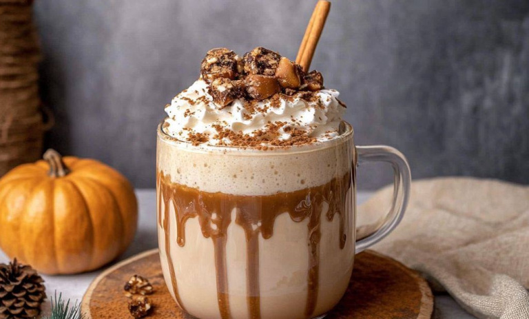 طرز تهیه لاته کدو حلوایی؛ نوشیدنی ترند پاییزی