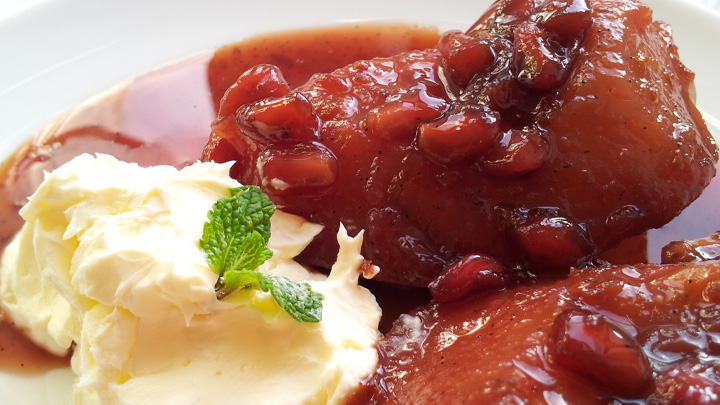 نکات و فوت‌وفن‌ های طرز تهیه دسر به پخته با بستنی و انار