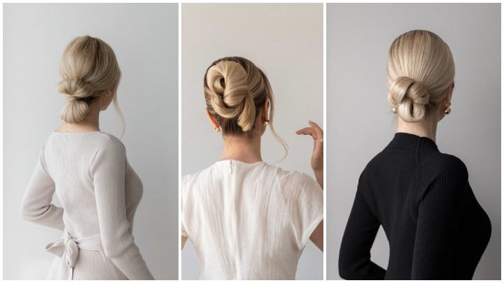 شینیون پایین سر: مدل کلاسیک با لمس مدرن