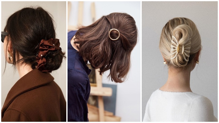 بستن موی ساده و آراسته مناسب قرارهای کاری