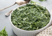 اسفناج خامه ای با پیاز کاراملی؛ رسپی معروف اروپایی ها در این روزهای سال