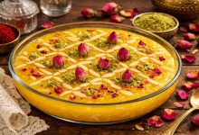 طرز تهیه دسر ماقوت زعفرانی؛ به روش یزدی مرحله به مرحله