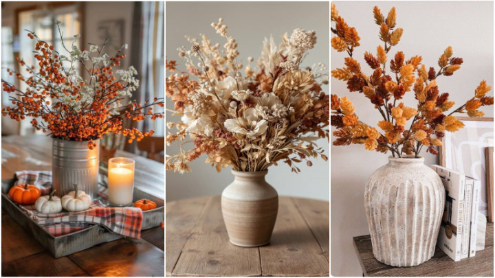 تزیین دکوراسیون داخلی با عناصر پاییز