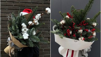 50 ایده زیبای دسته گل کریسمسی؛ مناسب برای کادو 2026
