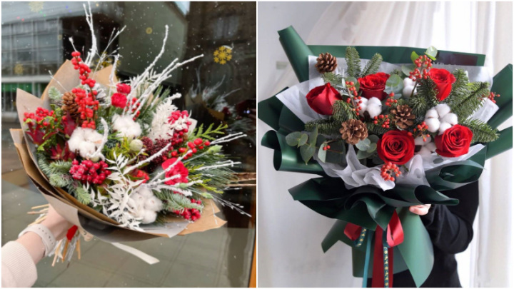 ایده‌های دسته گل؛ هدیه‌ای جذاب برای کریسمس 2026