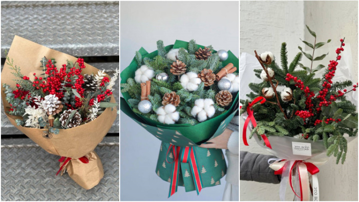 ایده‌های دسته گل؛ هدیه‌ای جذاب برای کریسمس 2026