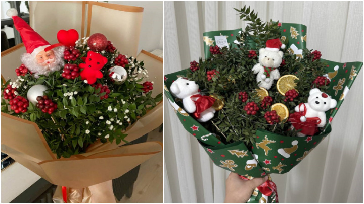 ایده‌های دسته گل؛ هدیه‌ای جذاب برای کریسمس 2026