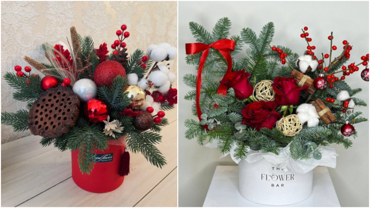ایده‌های دسته گل کریسمسی؛ مناسب برای کادو 2026