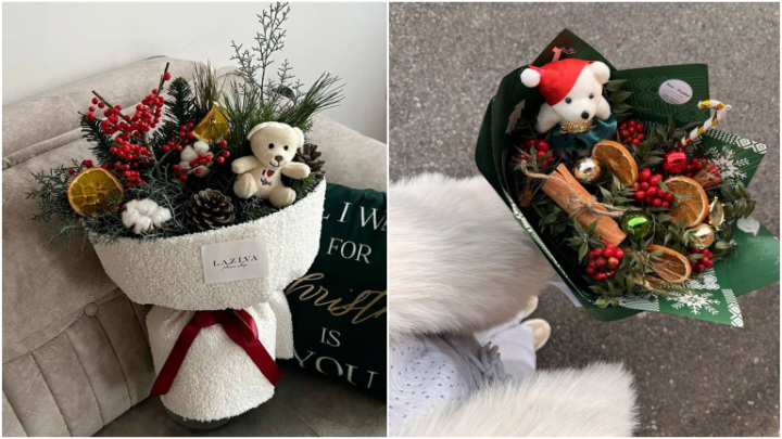 ایده‌های دسته گل کریسمسی 2026