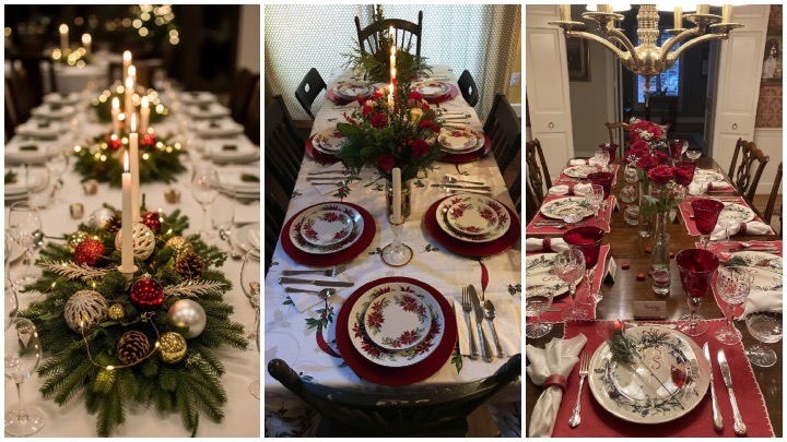 نورپردازی و تاثیر آن در جلوه میز کریسمس