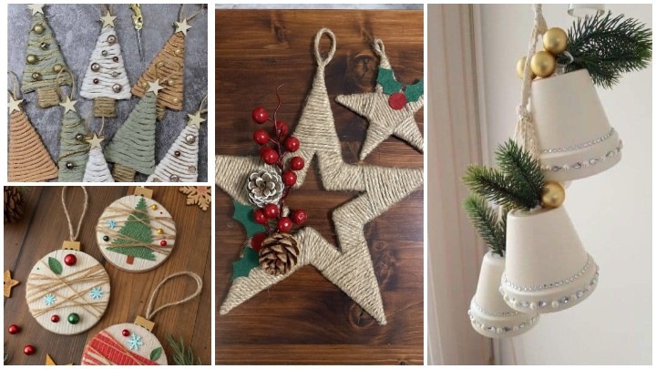 آویزههای دست ساز و زیبا مخصوص درخت کریسمس آویزههای دست ساز و زیبا مخصوص درخت کریسمس