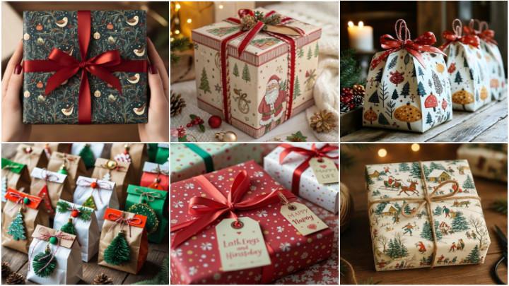 شیک‌ترین روش‌های تزیین هدیه برای سال نو میلادی 2026