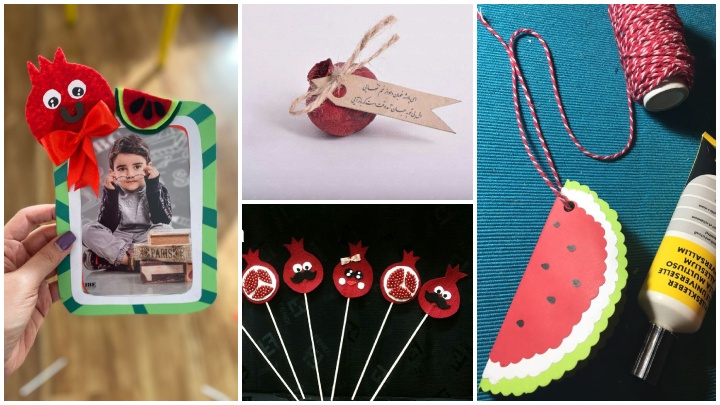 کارت تبریک یلدایی کاردستی ساده اما جالب برای یلدا کارت تبریک یلدایی کاردستی ساده اما جالب برای یلدا