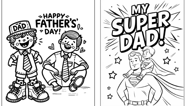ایده‌ی رنگ‌آمیزی برای روز پدر