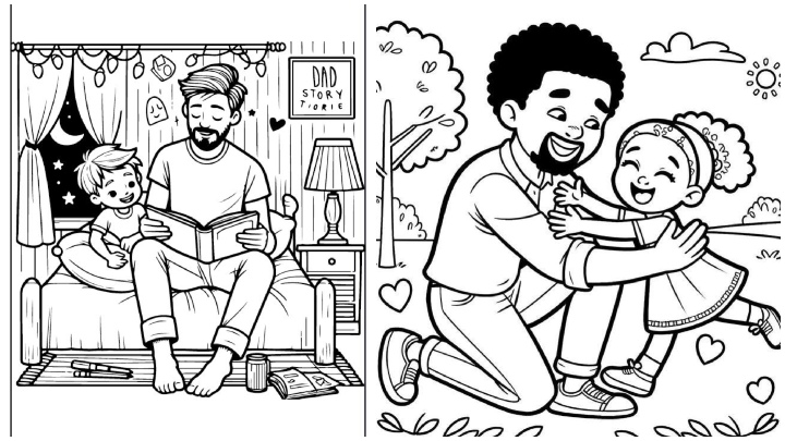 رنگ‌آمیزی روز پدر یا ابزار مناسب