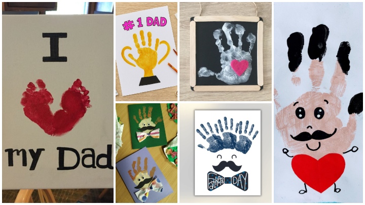 اثر دست یا کف پا؛ یادگاری از یک دوره خاص برای روز پدر اثر دست یا کف پا؛ یادگاری از یک دوره خاص برای روز پدر